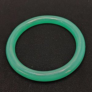 Vintage Hand Made Chinese Green Peking Glass Brace